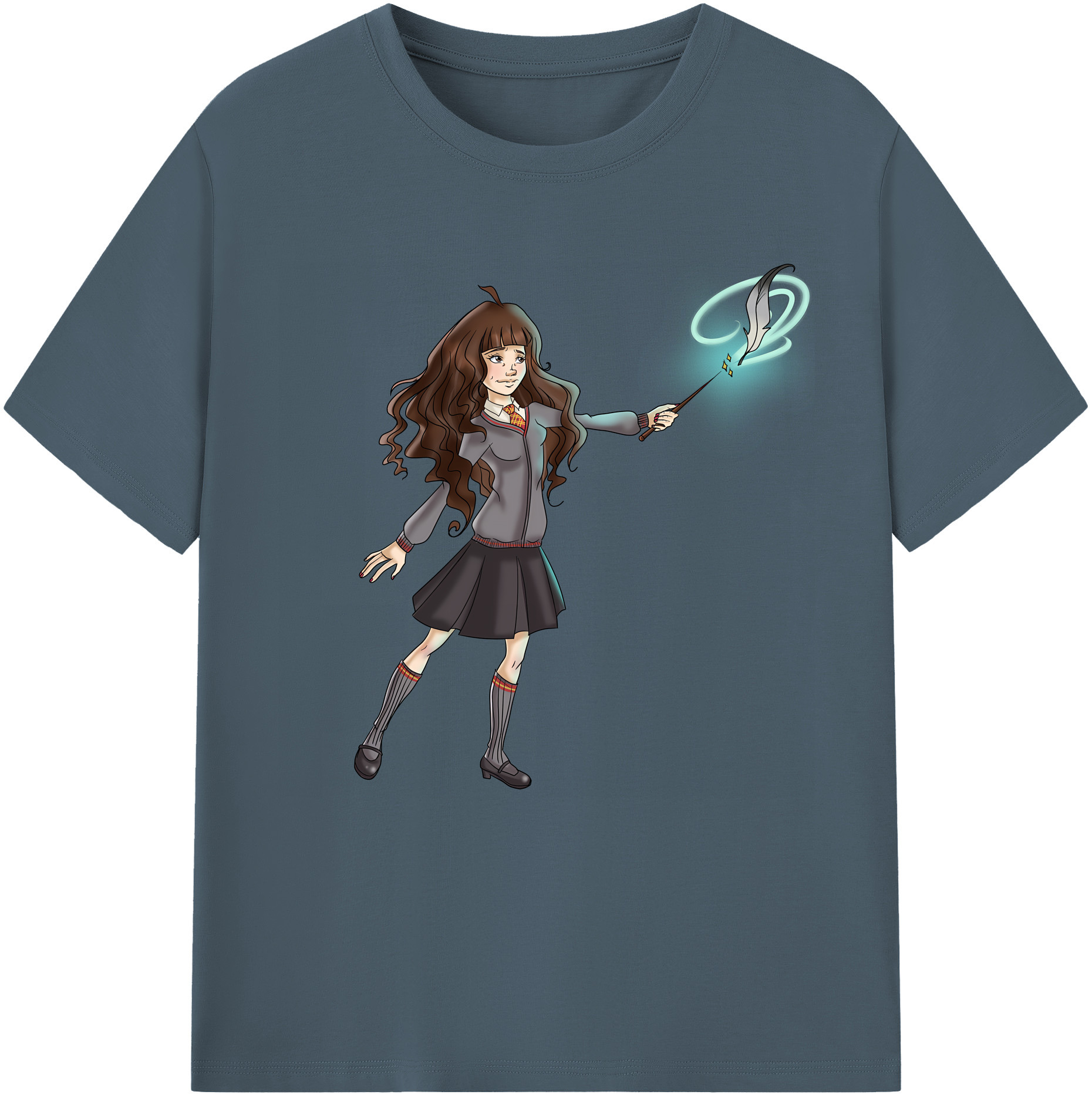 （画像用） Harry Potter ハリー・ポッターシリーズ 綿100％半袖Tシャツ（フロントプリント）